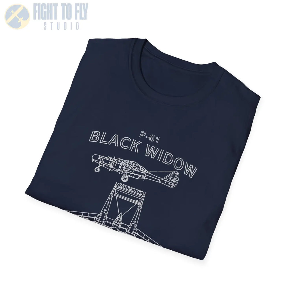Northrop P-61 Black Widow — T-shirt - T-Shirt - Pilot gifts - WWII warbird t-shirt