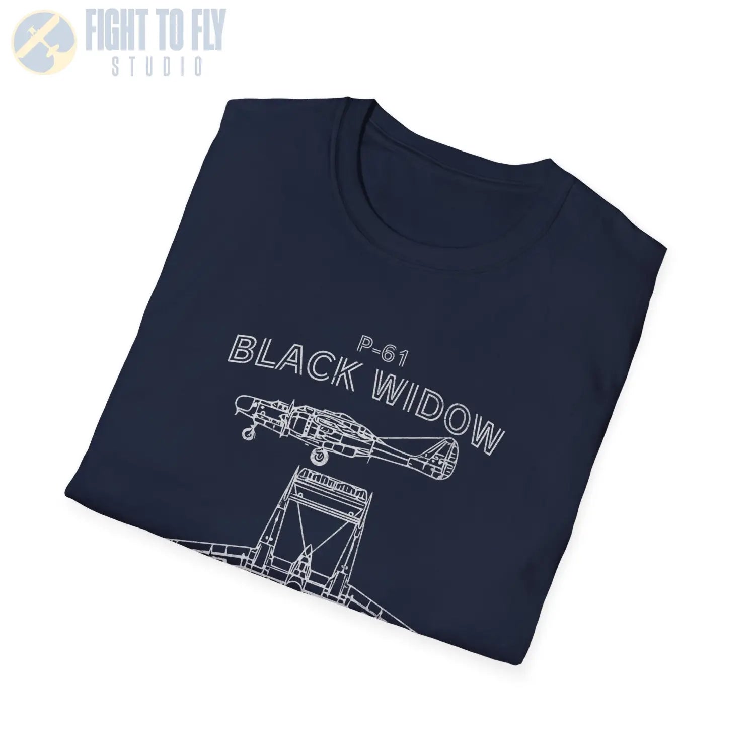 Northrop P-61 Black Widow — T-shirt - T-Shirt - Pilot gifts - WWII warbird t-shirt