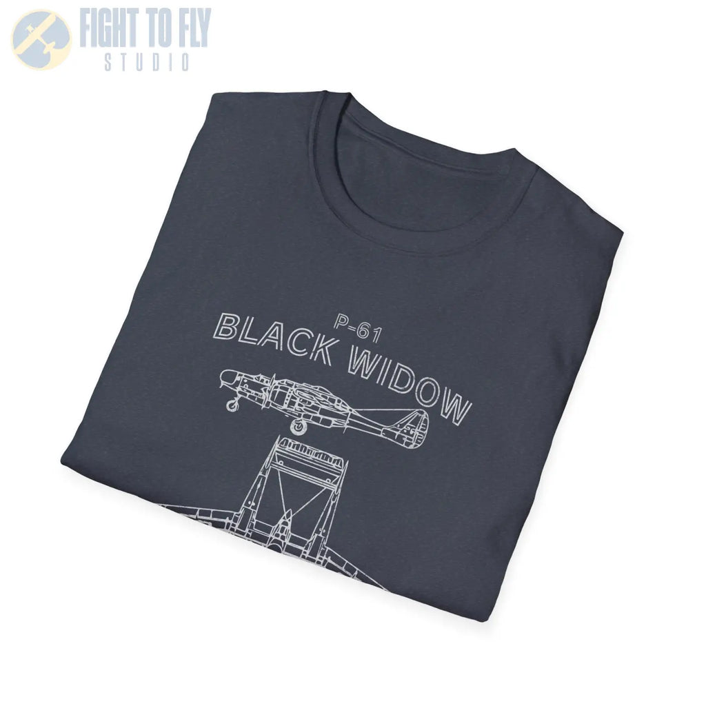 Northrop P-61 Black Widow — T-shirt - T-Shirt - Pilot gifts - WWII warbird t-shirt