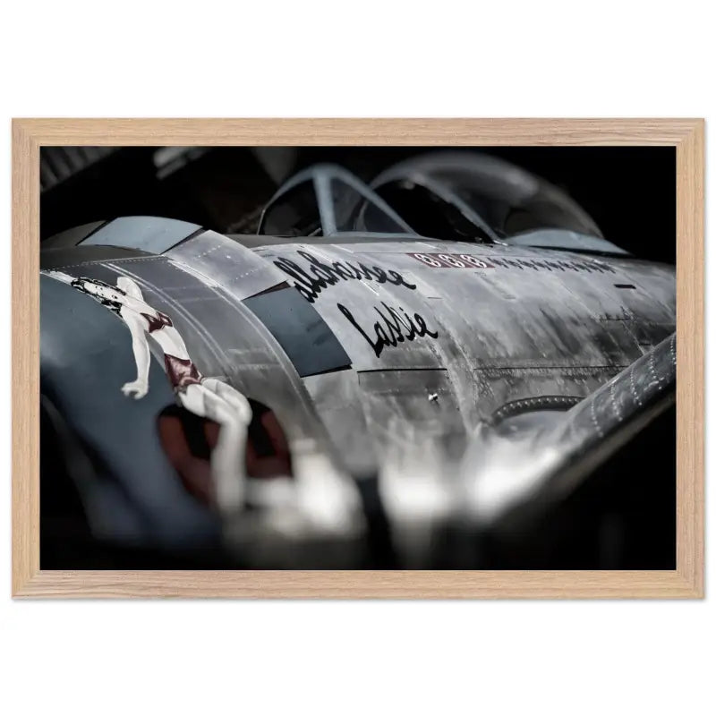 Nose Art Detail: P-47D Thunderbolt “Tallahassee Lassie” - Print Material - Gifts for pilots - Aviation apparel