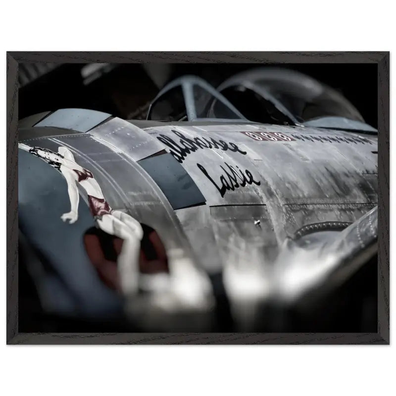 Nose Art Detail: P-47D Thunderbolt “Tallahassee Lassie” - Print Material - Gifts for pilots - Aviation apparel