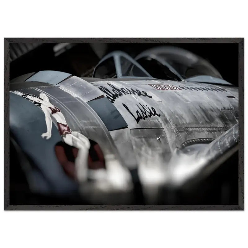 Nose Art Detail: P-47D Thunderbolt “Tallahassee Lassie” - Print Material - Gifts for pilots - Aviation apparel
