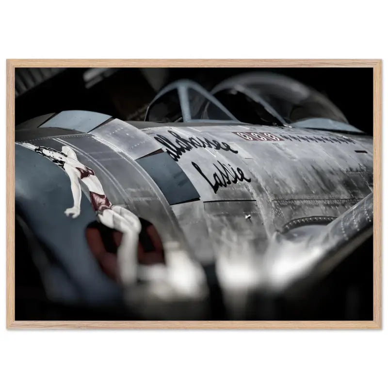 Nose Art Detail: P-47D Thunderbolt “Tallahassee Lassie” - Print Material - Gifts for pilots - Aviation apparel