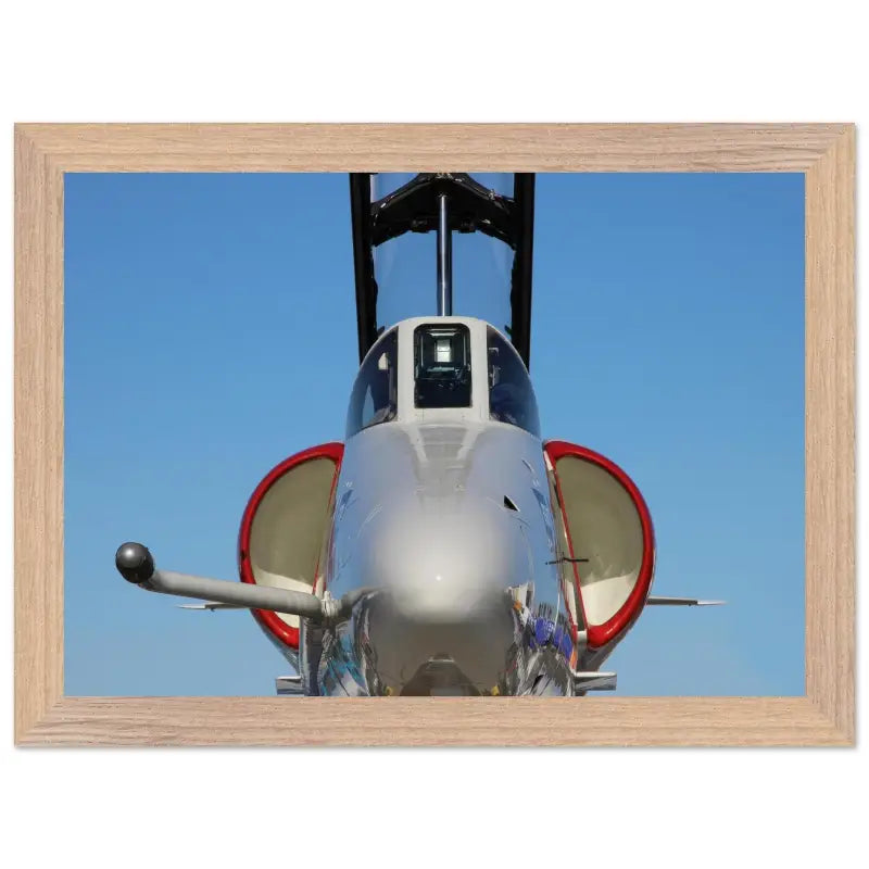 Nose In: Close-Up of A-4 Skyhawk Front End - Print Material - Gifts for pilots - Aviation apparel