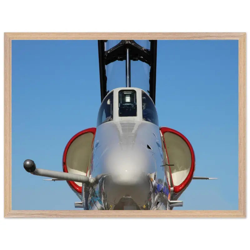 Nose In: Close-Up of A-4 Skyhawk Front End - Print Material - Gifts for pilots - Aviation apparel