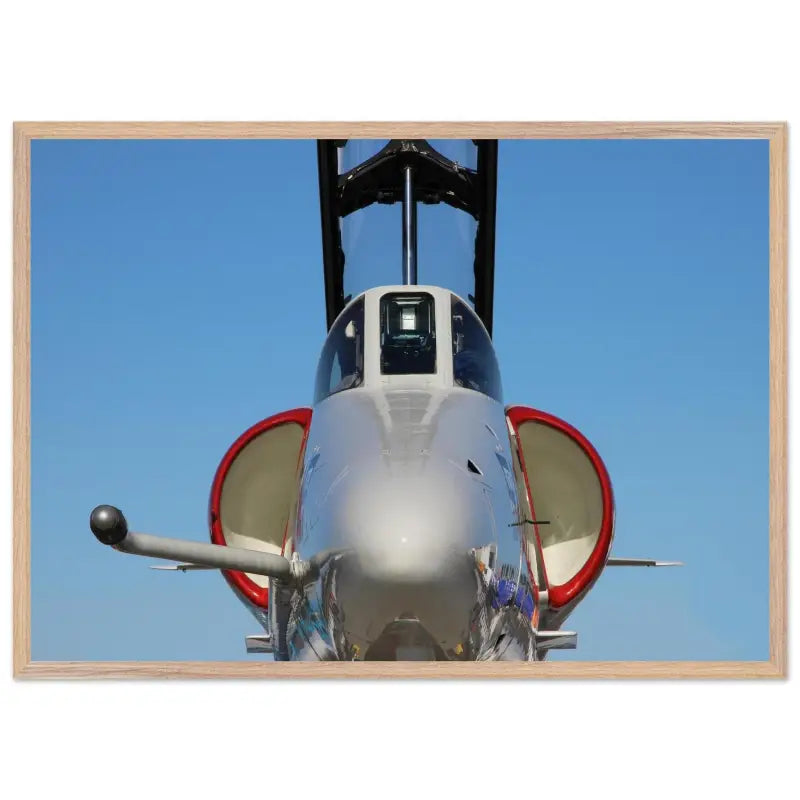 Nose In: Close-Up of A-4 Skyhawk Front End - Print Material - Gifts for pilots - Aviation apparel