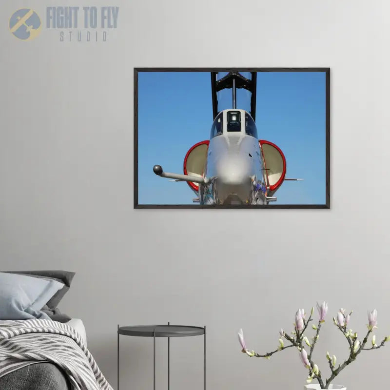 Nose In: Close-Up of A-4 Skyhawk Front End - Print Material - Gifts for pilots - Aviation apparel