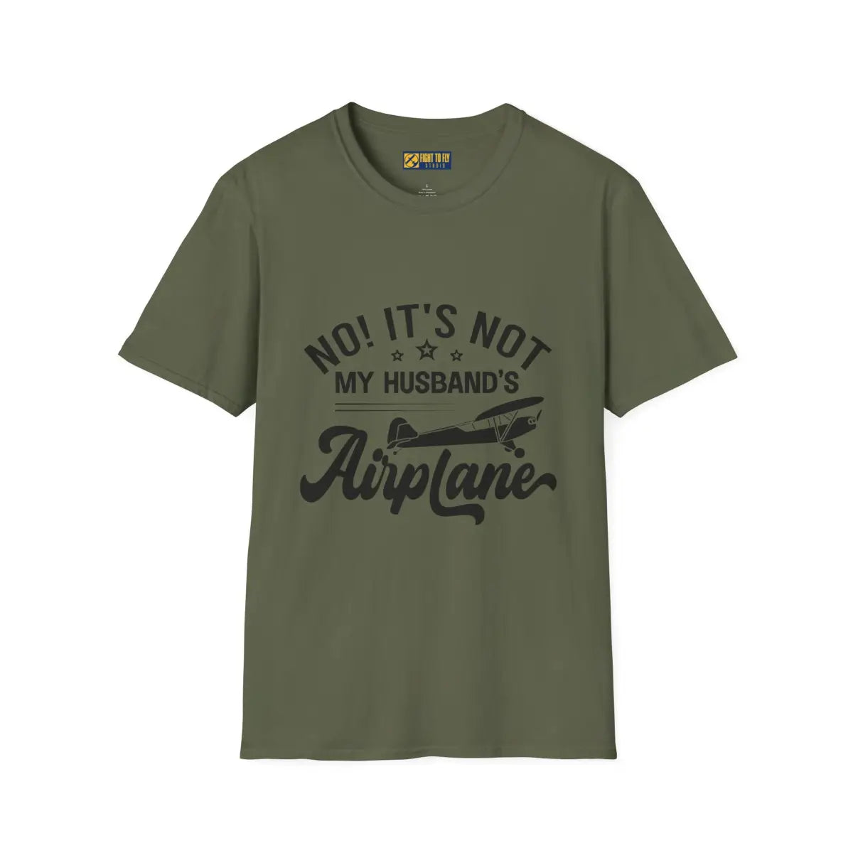 NOT My Husband’s Airplane T-Shirt - Pilot gifts - WWII warbird t-shirt