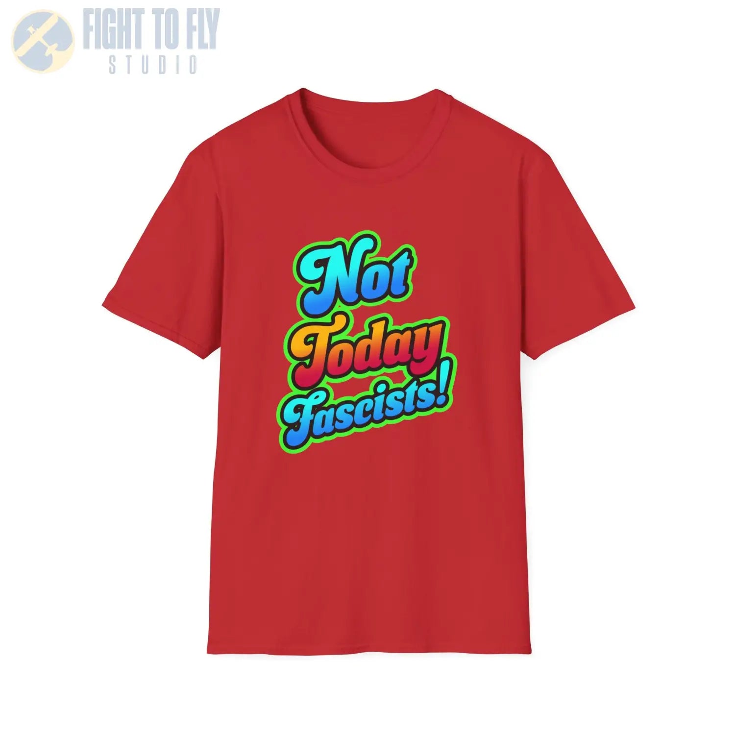 Not Today Fascists! - T-Shirt - Pilot gifts - WWII warbird t-shirt