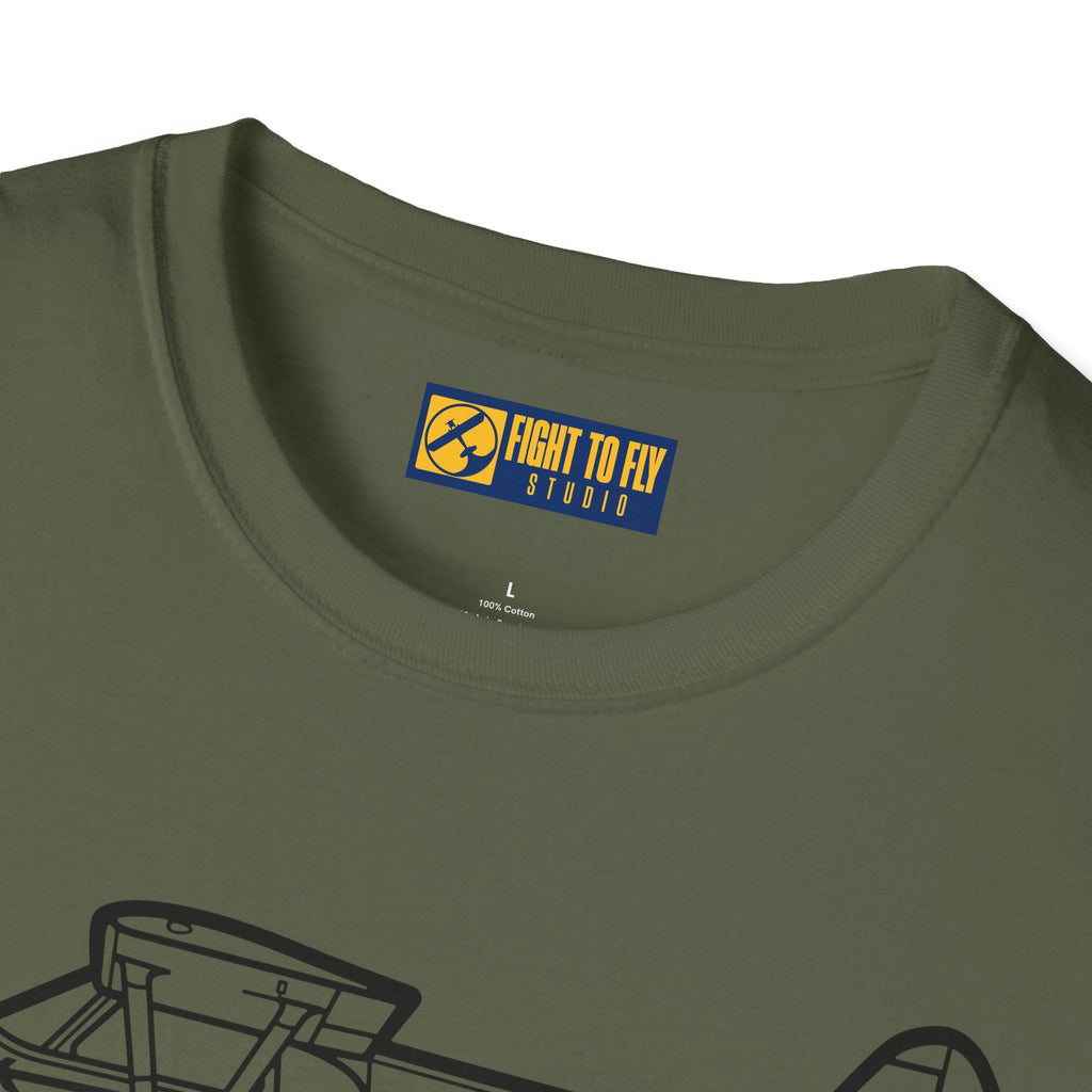 NX Cub T-Shirt – CubCrafters Nosewheel Bush Plane Aviation Tee - Gifts for pilots - apparel