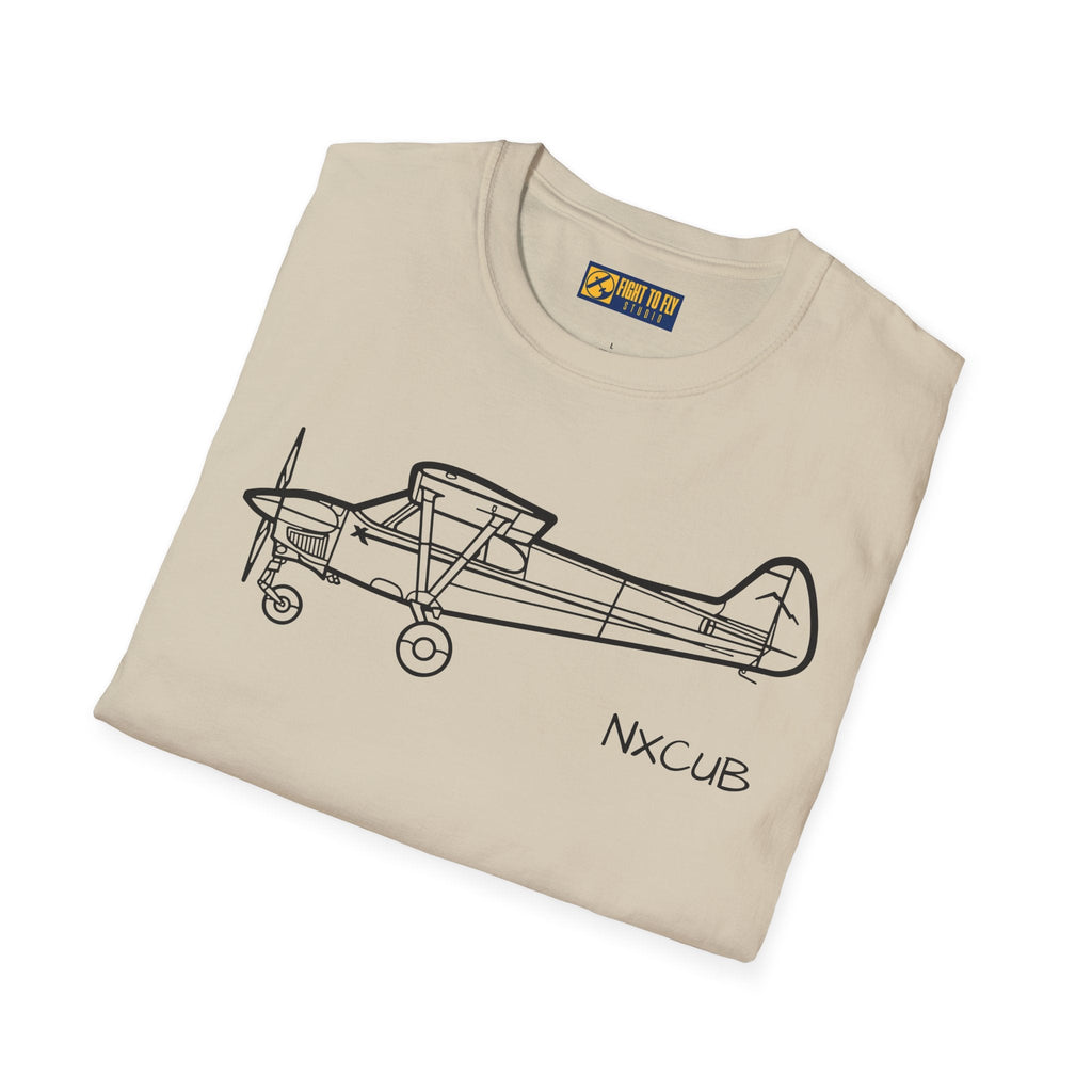 NX Cub T-Shirt – CubCrafters Nosewheel Bush Plane Aviation Tee - Gifts for pilots - apparel