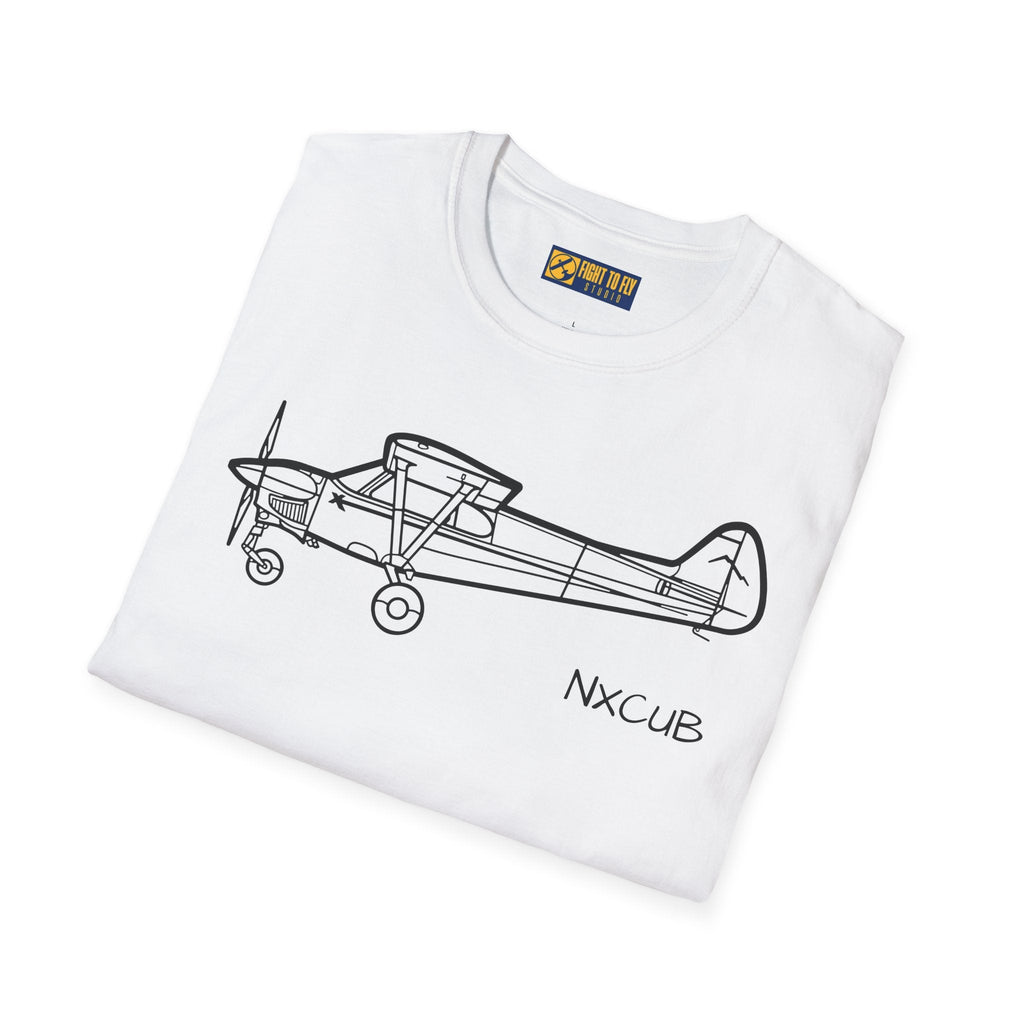 NX Cub T-Shirt – CubCrafters Nosewheel Bush Plane Aviation Tee - Gifts for pilots - apparel