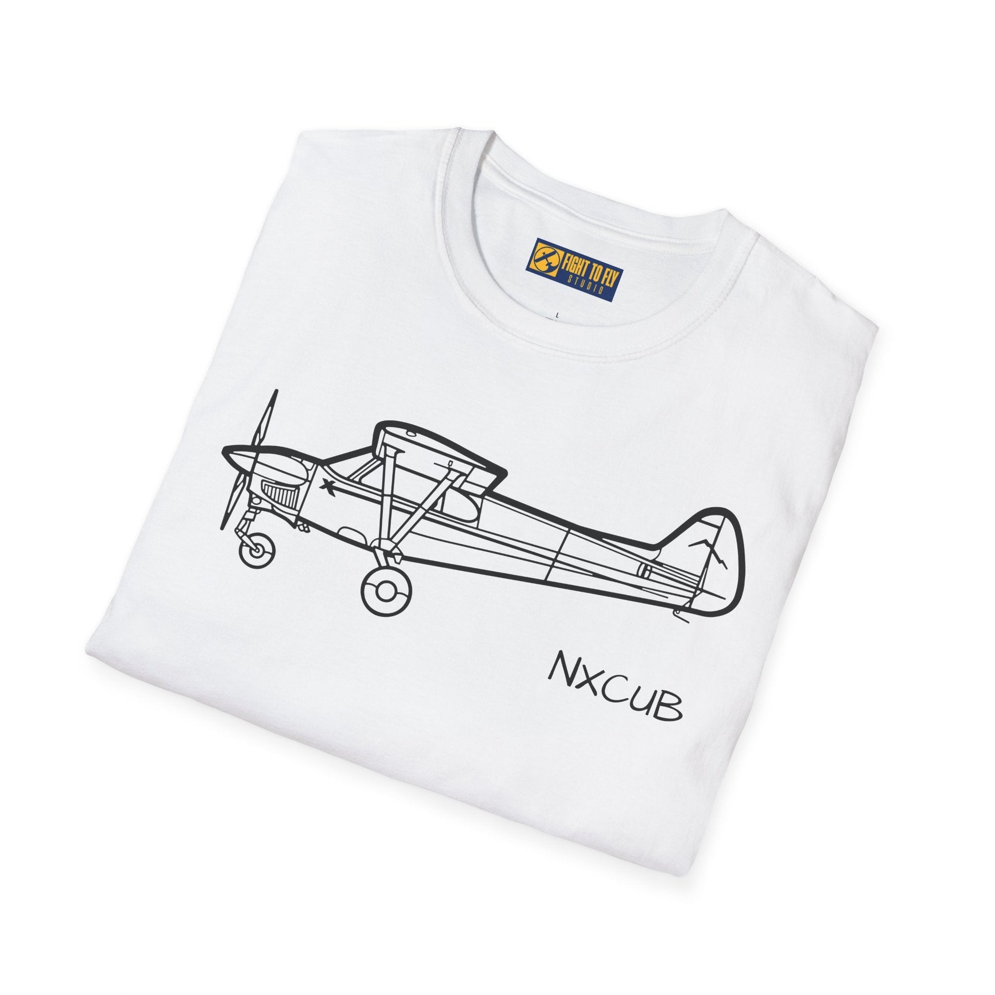 NX Cub T-Shirt – CubCrafters Nosewheel Bush Plane Aviation Tee - Gifts for pilots - apparel