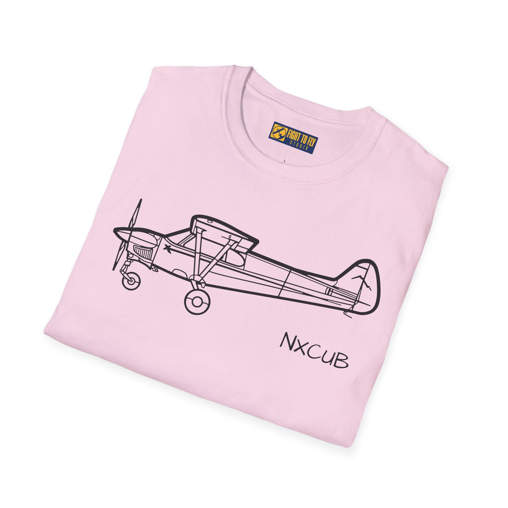 NX Cub T-Shirt – CubCrafters Nosewheel Bush Plane Aviation Tee - Gifts for pilots - apparel