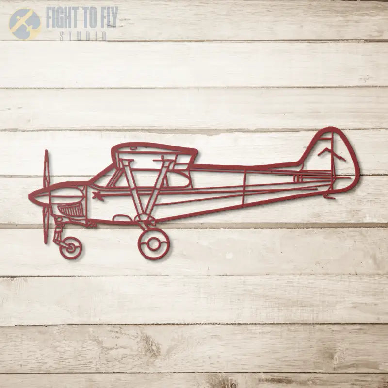 NXCUB Die Cut Metal Wall Art - Sign - Pilot gifts - WWII warbird t-shirt