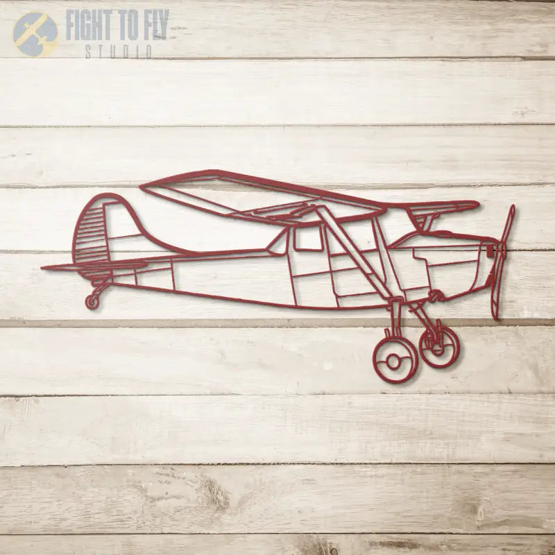 O-1 Bird Dog Die Cut Metal Wall Art - Sign - Pilot gifts - WWII warbird t-shirt