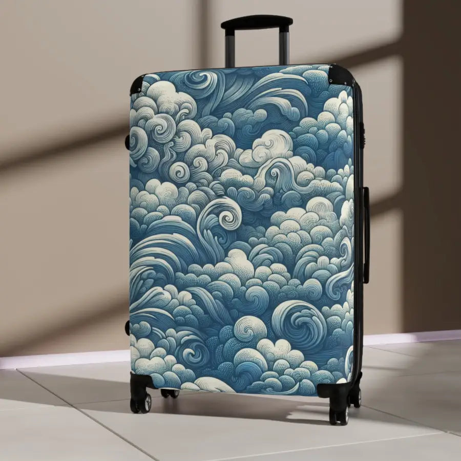Ocean Waves Luggage Suitcase - Trendy Travel Gear for Adventurers - Bags - Pilot gifts - WWII warbird t-shirt
