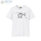 OH-6 Cayuse Little Bird T-shirt - T-Shirt - Pilot gifts - WWII warbird t-shirt