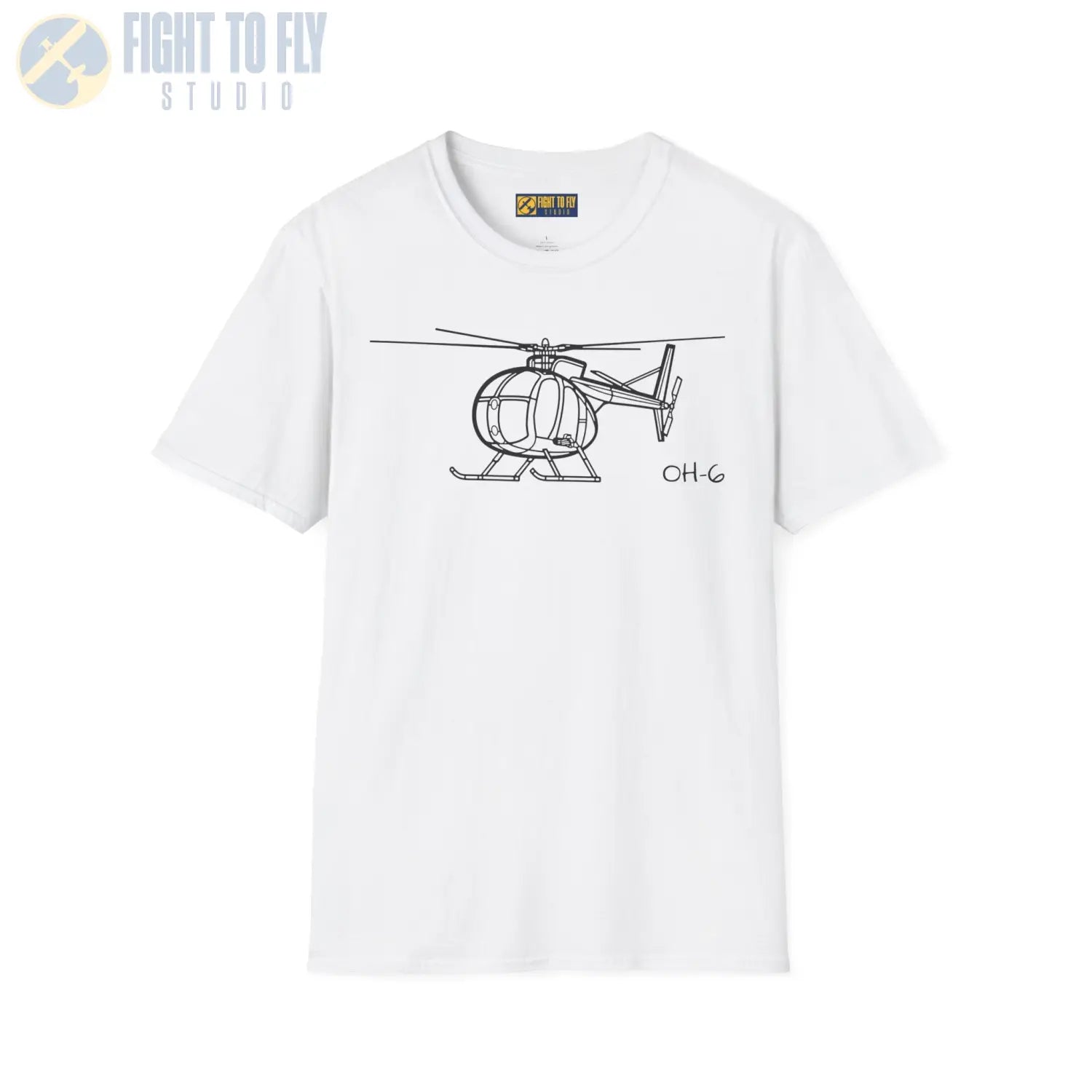 OH-6 Cayuse Little Bird T-shirt - T-Shirt - Pilot gifts - WWII warbird t-shirt