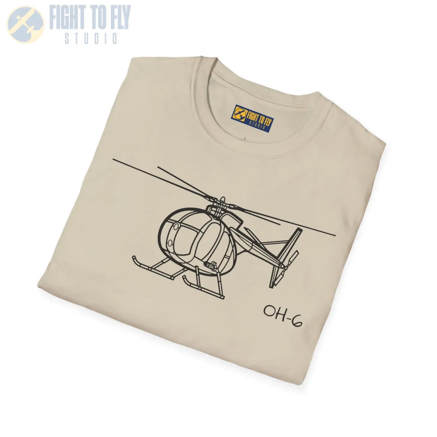 OH-6 Cayuse Little Bird T-shirt - T-Shirt - Pilot gifts - WWII warbird t-shirt