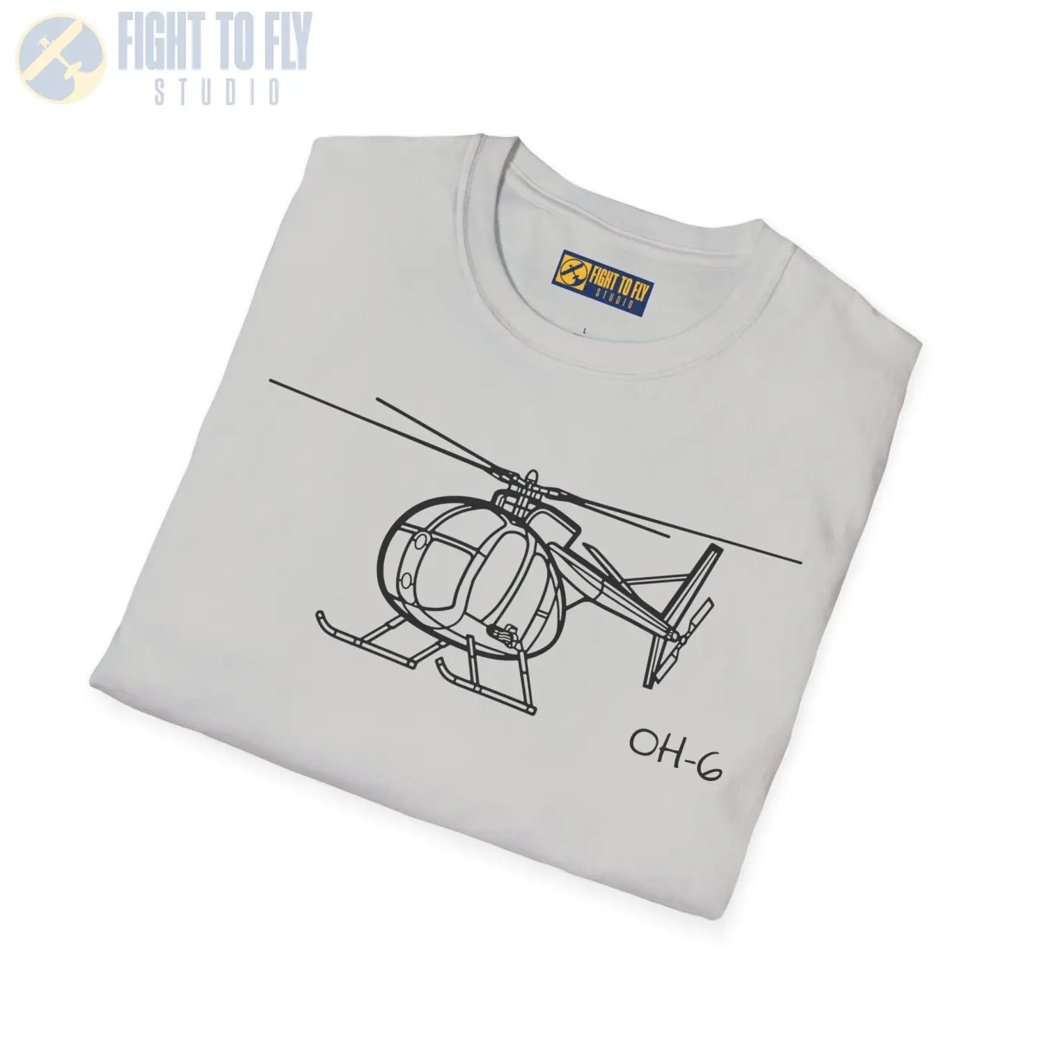 OH-6 Cayuse Little Bird T-shirt - T-Shirt - Pilot gifts - WWII warbird t-shirt