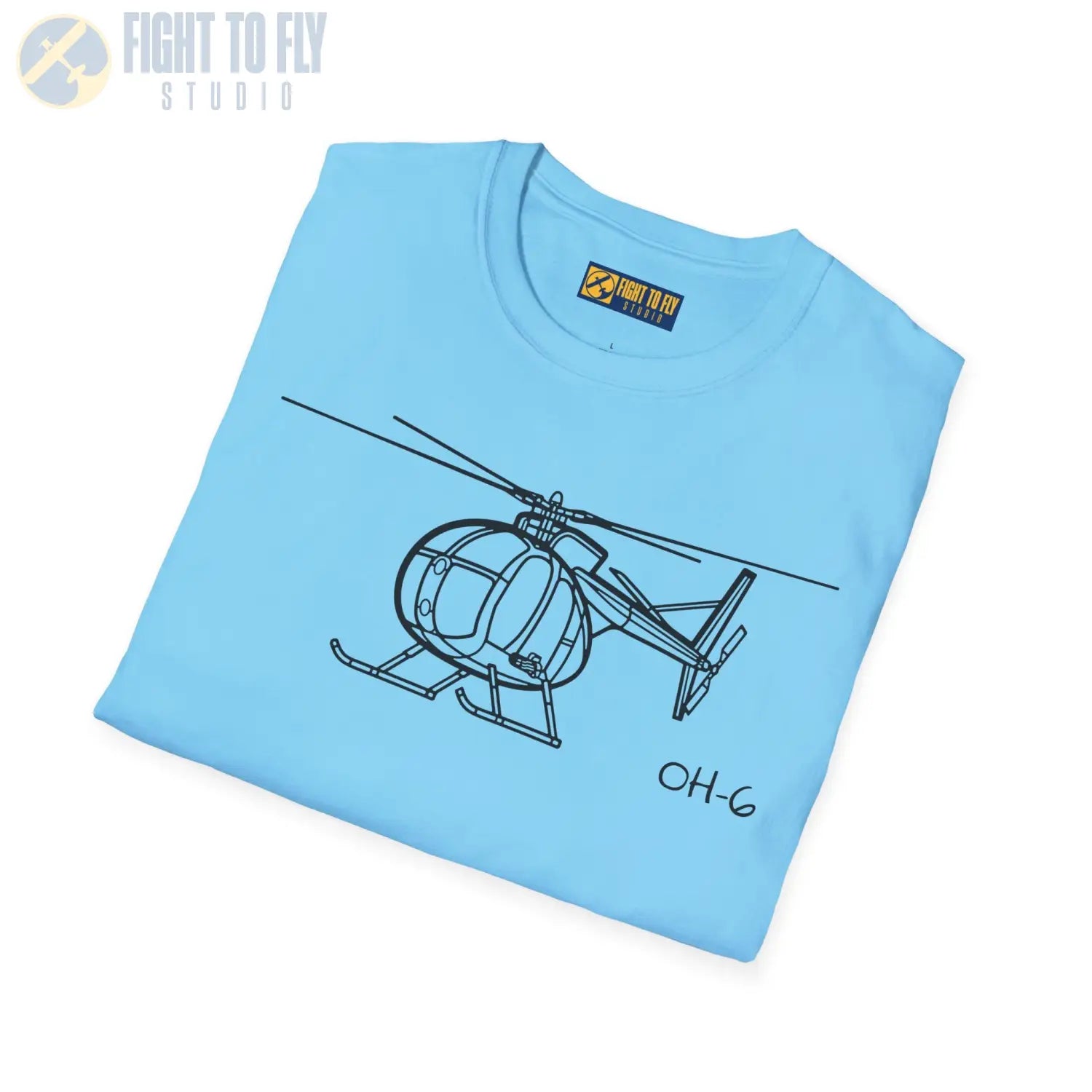 OH-6 Cayuse Little Bird T-shirt - T-Shirt - Pilot gifts - WWII warbird t-shirt