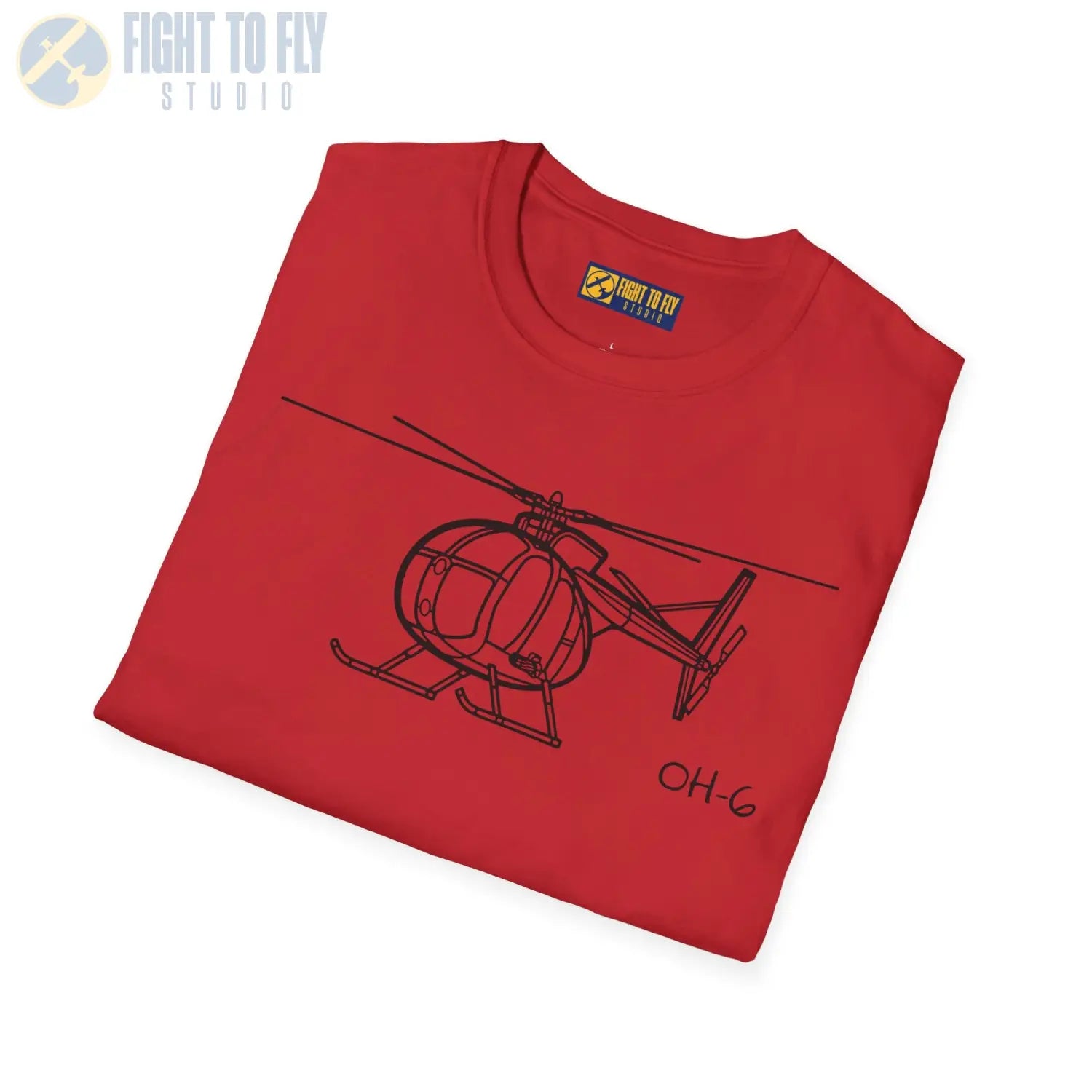 OH-6 Cayuse Little Bird T-shirt - T-Shirt - Pilot gifts - WWII warbird t-shirt