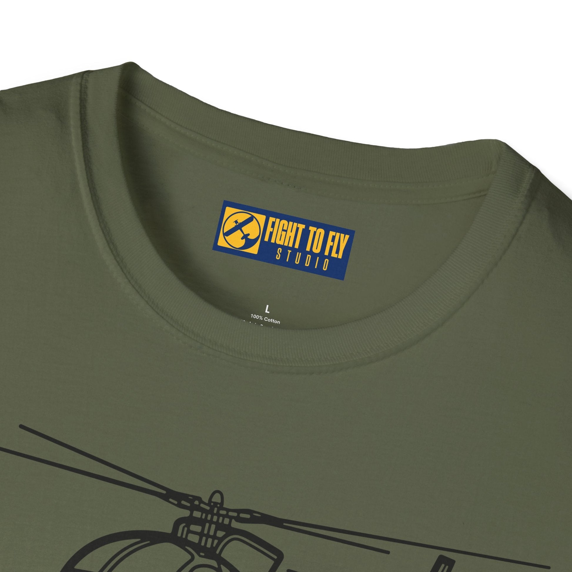 OH-6 T-Shirt – Light Observation Helicopter Aviation Tee - Pilot gifts - WWII warbird t-shirt