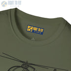 OH-6 Cayuse Little Bird T-shirt - T-Shirt - Pilot gifts - WWII warbird t-shirt