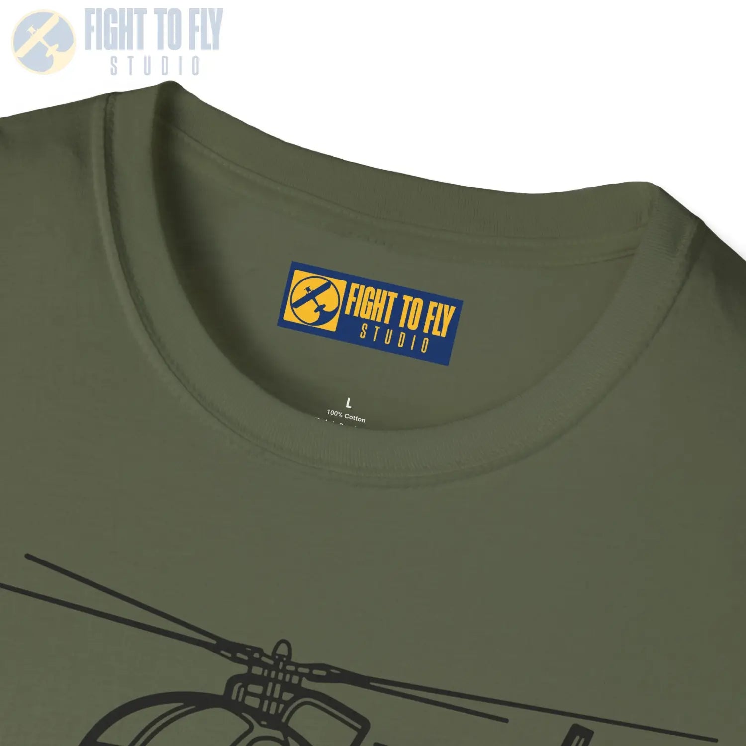 OH-6 Cayuse Little Bird T-shirt - T-Shirt - Pilot gifts - WWII warbird t-shirt