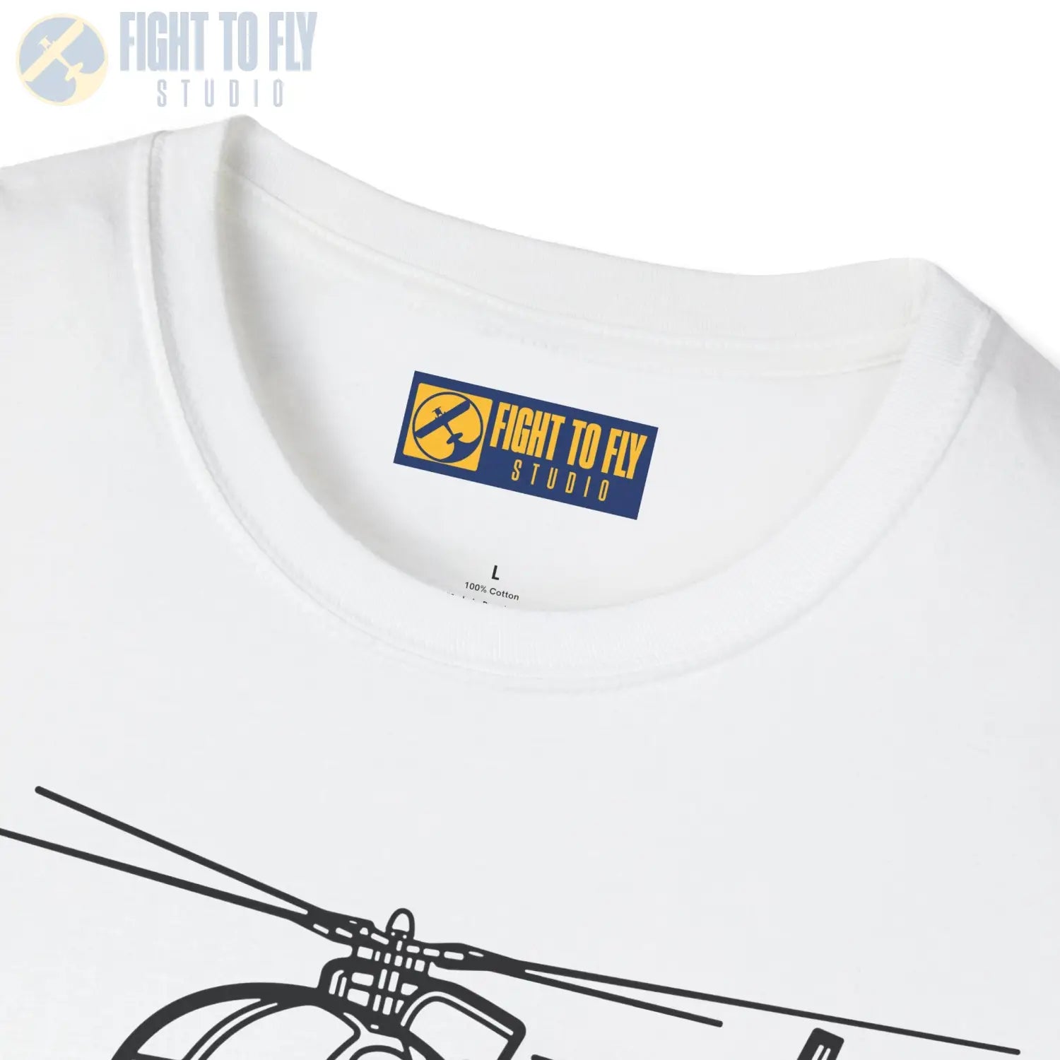 OH-6 Cayuse Little Bird T-shirt - T-Shirt - Pilot gifts - WWII warbird t-shirt