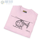 OH-6 Cayuse Little Bird T-shirt - T-Shirt - Pilot gifts - WWII warbird t-shirt