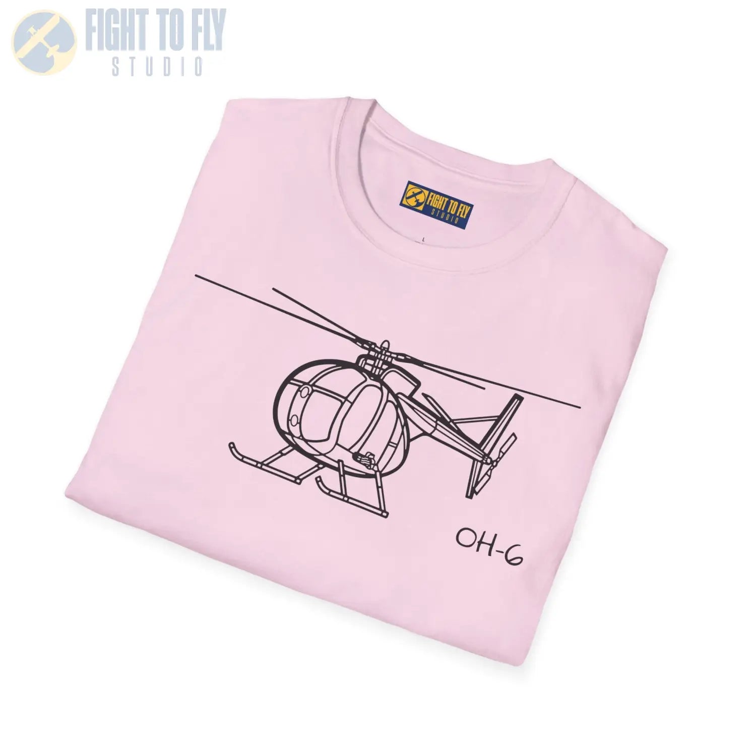 OH-6 Cayuse Little Bird T-shirt - T-Shirt - Pilot gifts - WWII warbird t-shirt