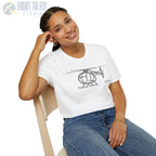 OH-6 Cayuse Little Bird T-shirt - T-Shirt - Pilot gifts - WWII warbird t-shirt