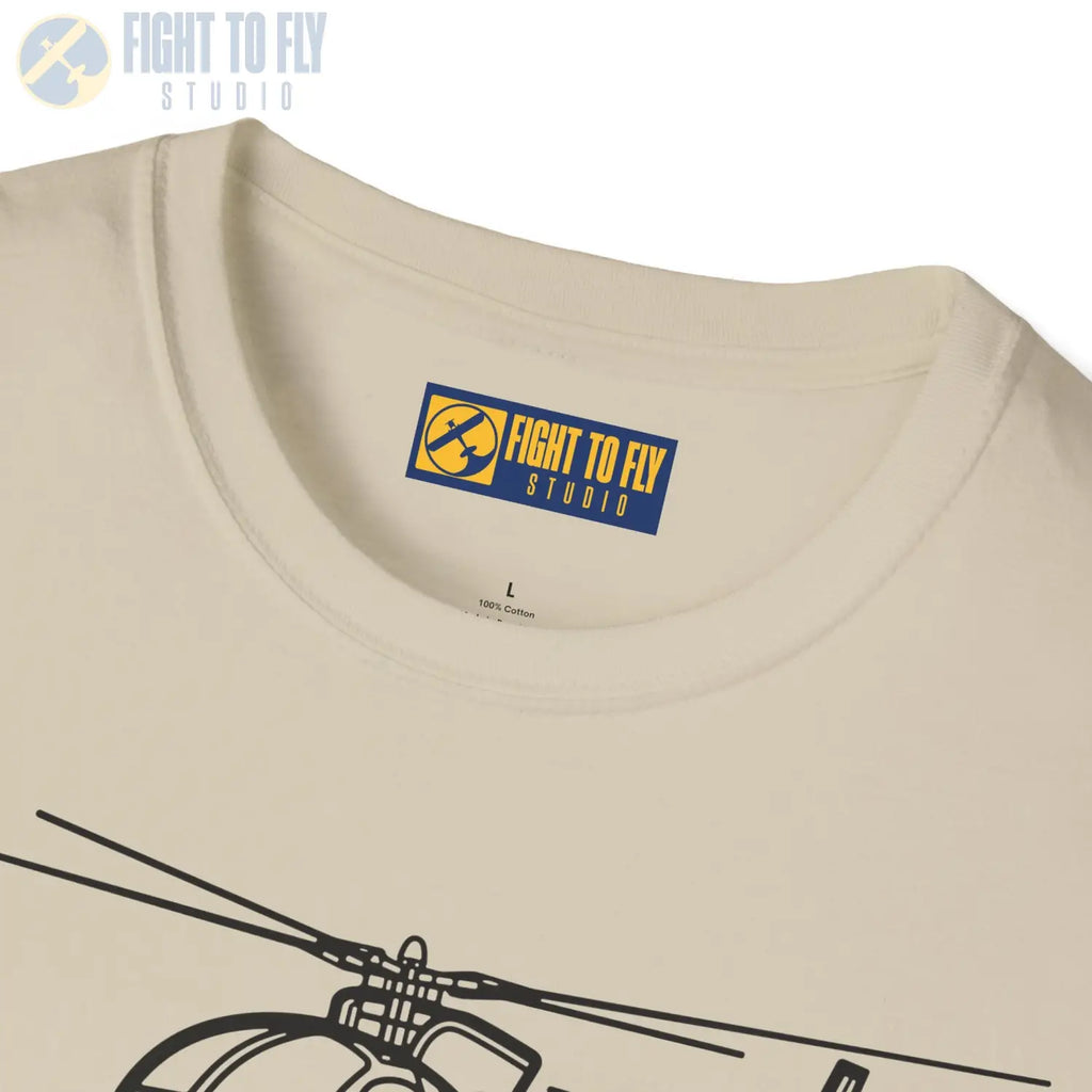 OH-6 Cayuse Little Bird T-shirt - T-Shirt - Pilot gifts - WWII warbird t-shirt