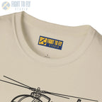 OH-6 Cayuse Little Bird T-shirt - T-Shirt - Pilot gifts - WWII warbird t-shirt