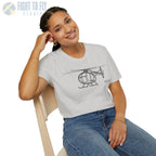 OH-6 Cayuse Little Bird T-shirt - T-Shirt - Pilot gifts - WWII warbird t-shirt
