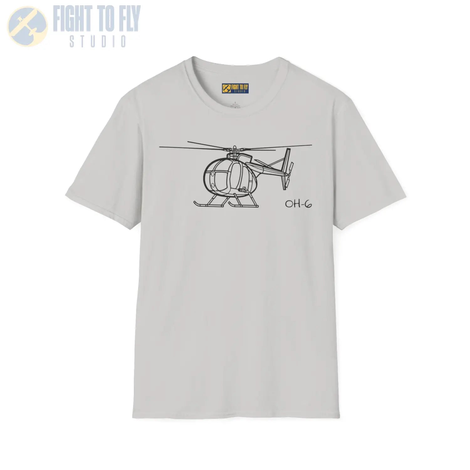 OH-6 Cayuse Little Bird T-shirt - T-Shirt - Pilot gifts - WWII warbird t-shirt