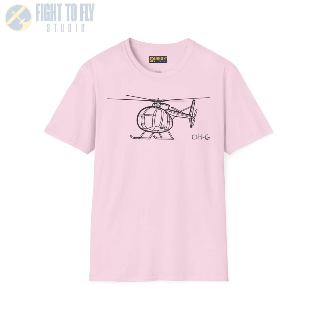 OH-6 Cayuse Little Bird T-shirt - T-Shirt - Pilot gifts - WWII warbird t-shirt