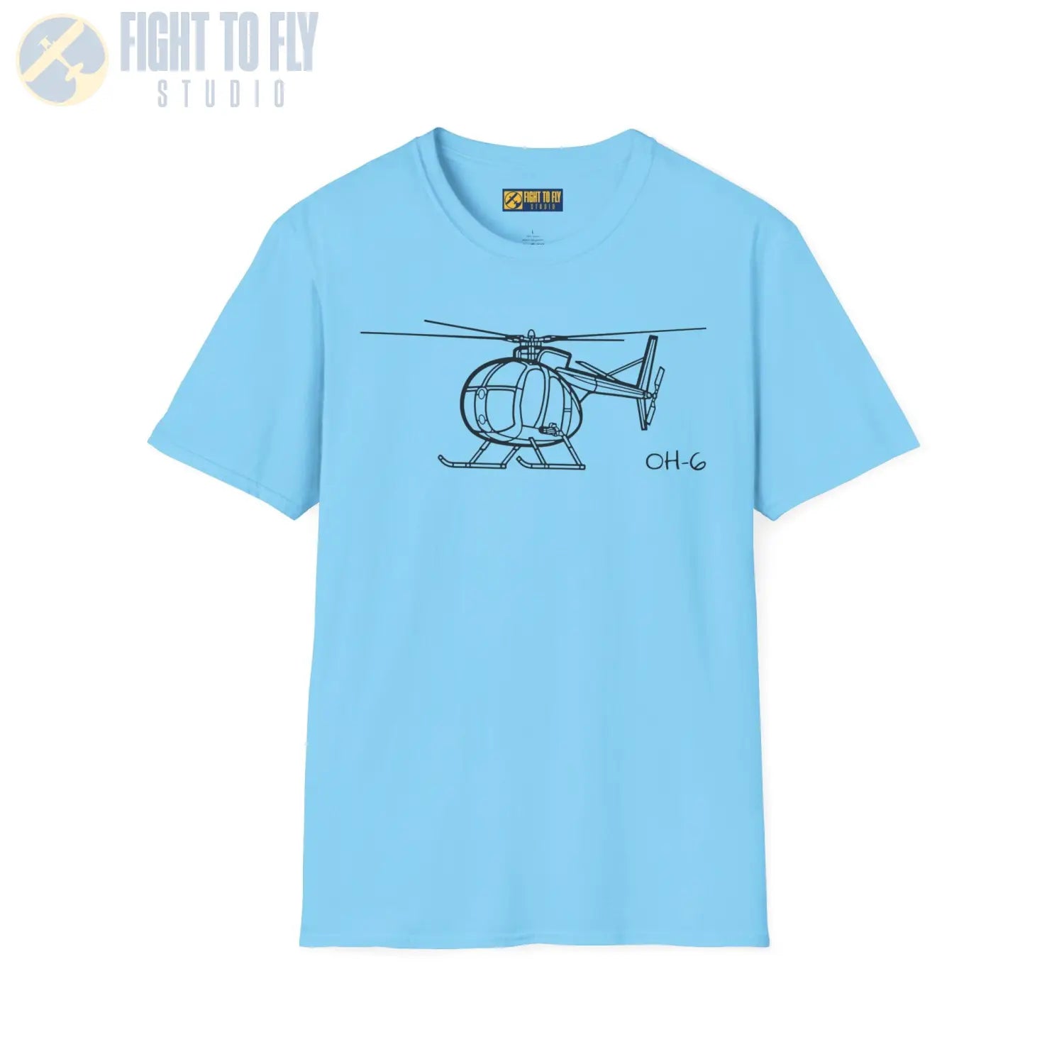 OH-6 Cayuse Little Bird T-shirt - T-Shirt - Pilot gifts - WWII warbird t-shirt