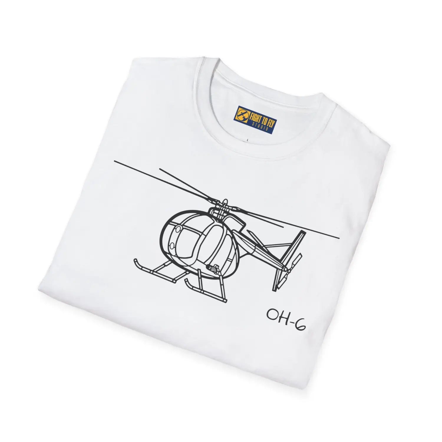 OH-6 Cayuse Little Bird T-shirt - T-Shirt - Pilot gifts - WWII warbird t-shirt