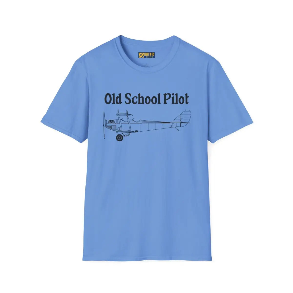 Old School Pilot - T-Shirt - gifts - WWII warbird t-shirt