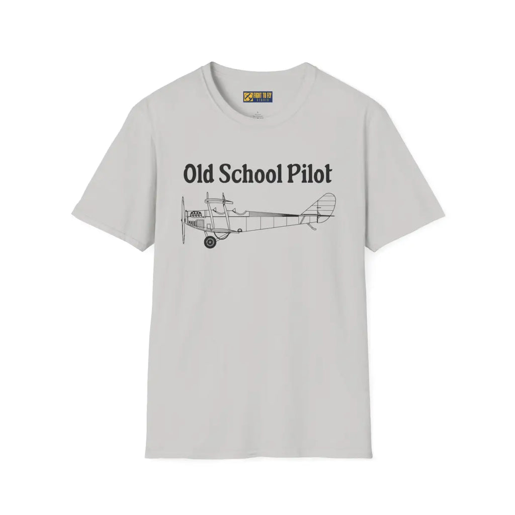 Old School Pilot - T-Shirt - gifts - WWII warbird t-shirt