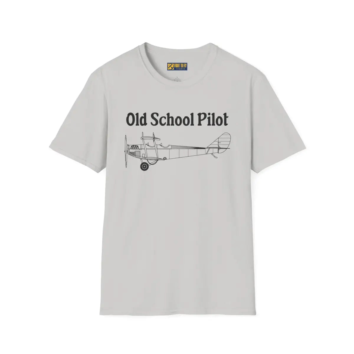 Old School Pilot - T-Shirt - gifts - WWII warbird t-shirt