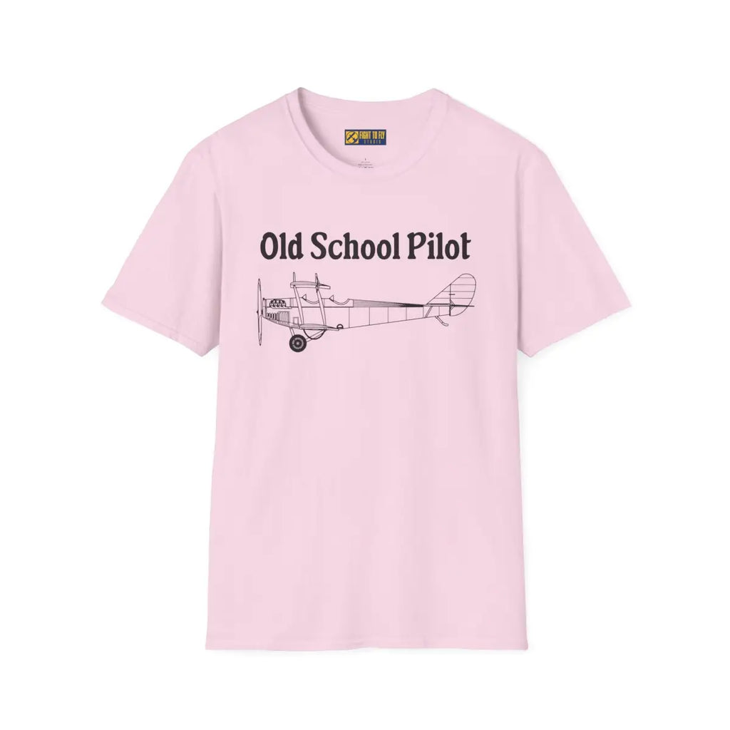 Old School Pilot - T-Shirt - gifts - WWII warbird t-shirt