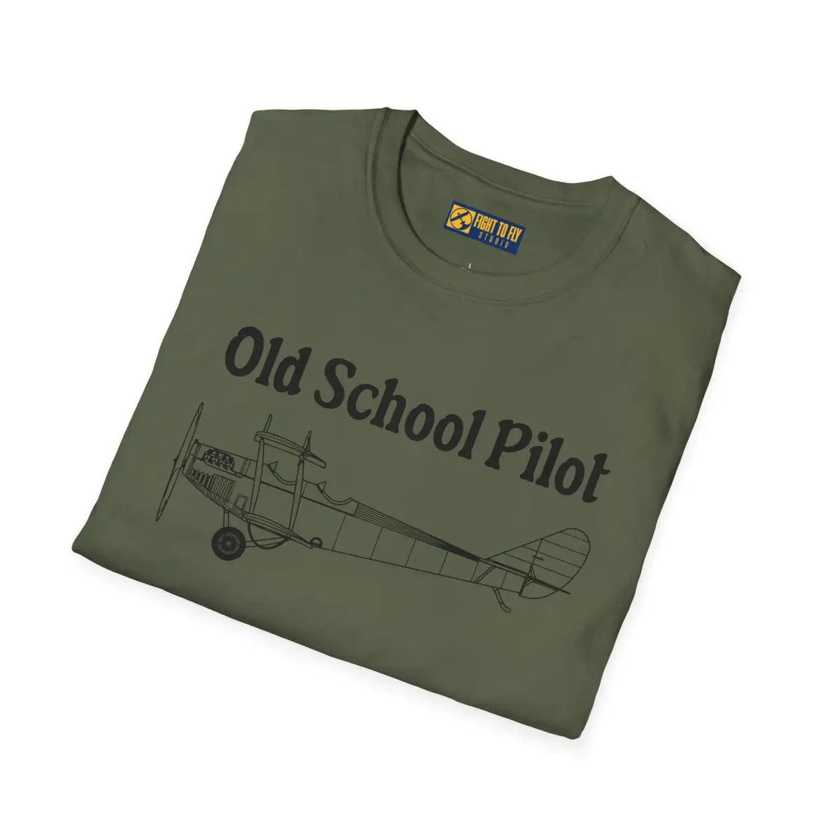Old School Pilot - T-Shirt - gifts - WWII warbird t-shirt