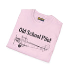 Old School Pilot - T-Shirt - gifts - WWII warbird t-shirt