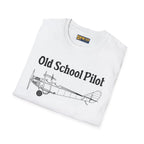 Old School Pilot - T-Shirt - gifts - WWII warbird t-shirt