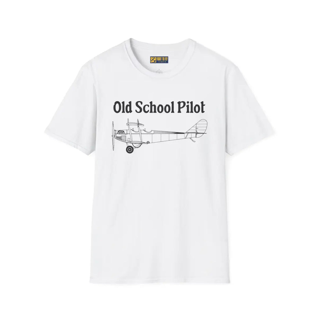 Old School Pilot - T-Shirt - gifts - WWII warbird t-shirt