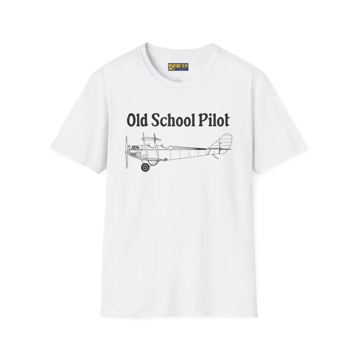 Old School Pilot - T-Shirt - gifts - WWII warbird t-shirt